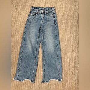 American Eagle Outfitters drapey high waisted baggy wide